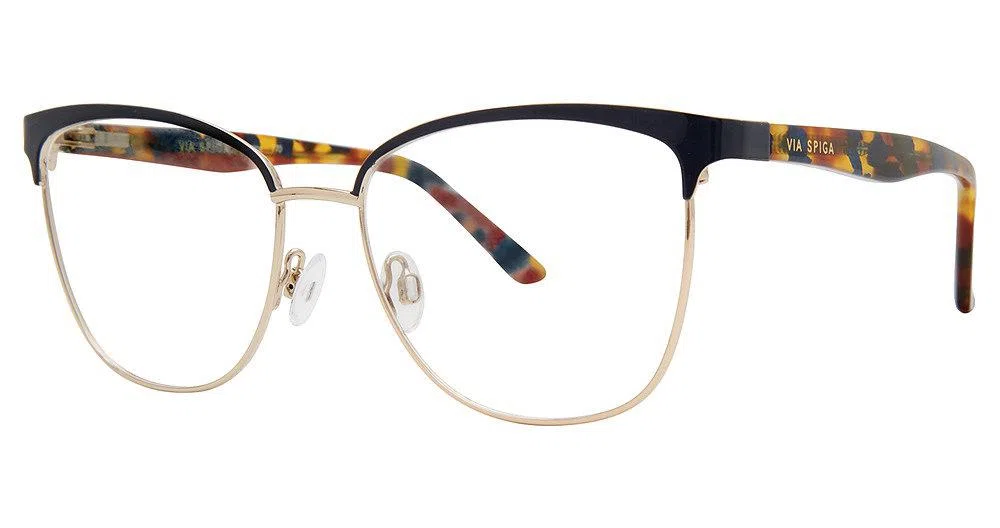 Via Spiga VSSantina Eyeglasses - Navy/gold